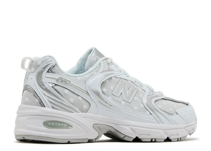 New Balance 530 White Silver Metallic Polka Dots-U530HFW